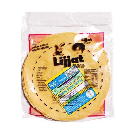 Lijjat Papad Plain (200 g)